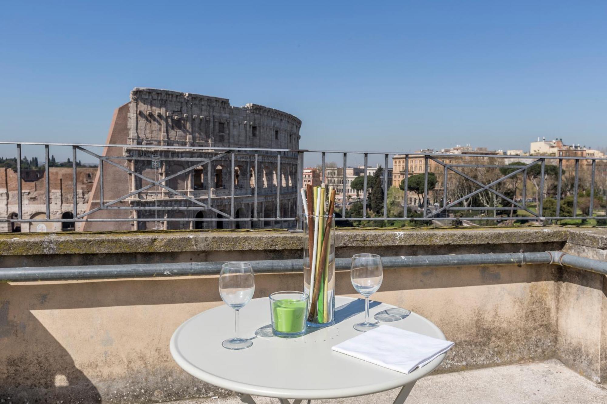 Eve Penthouse Colosseo Lejlighed Rom Eksteriør billede